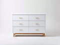 Cassettiera - Legno - 120x42x78 cm - Bianco - Stile scandinavo