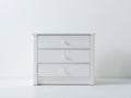 Cassettiera - Legno - 82x40x80 cm - Bianco - Stile nordico